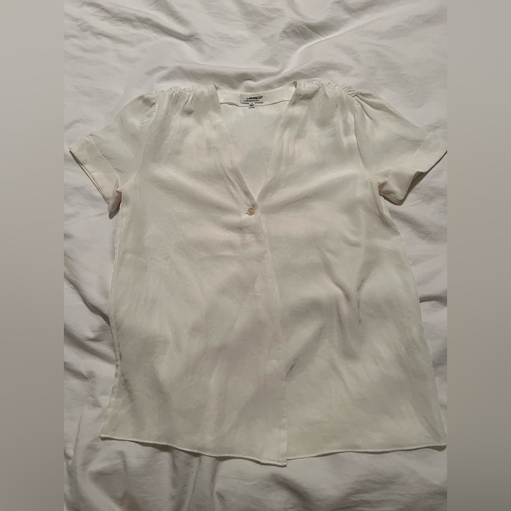 Wilfred Silk Button-up Top